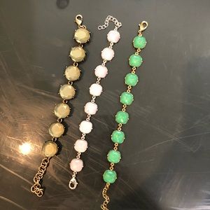 (3) JBloom bracelets.